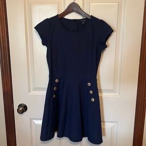 Girls navy dress
